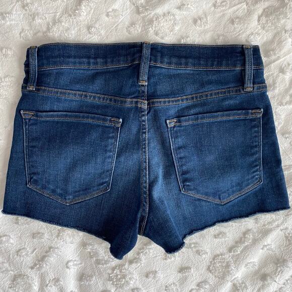 Frame Denim Le Cutoff Short Womens Size 24 Dark Wash LC179 Williams - Picture 2 of 3